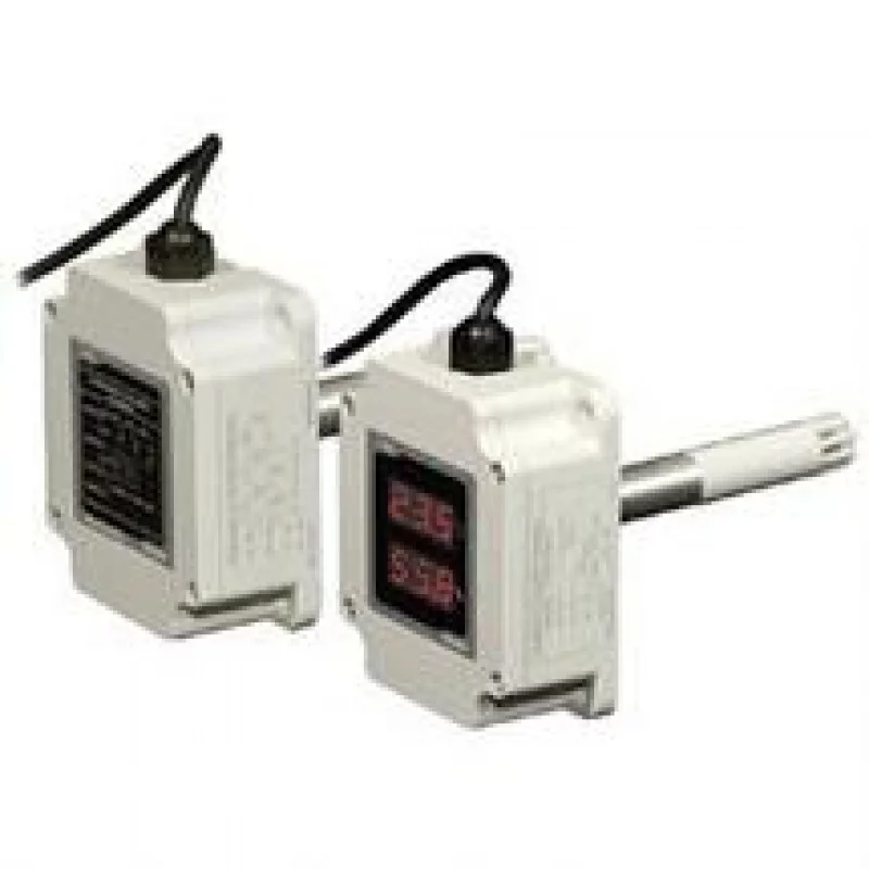 THD-D2-V Измеритель температуры и влажности горизонтального типа, сенсор 200 мм, без дисплея, выход DC 1..5 V