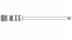 Кабель  4 x 4мм - Desina - для силовых цепей, 2м  PCS040N-02.0-0C5